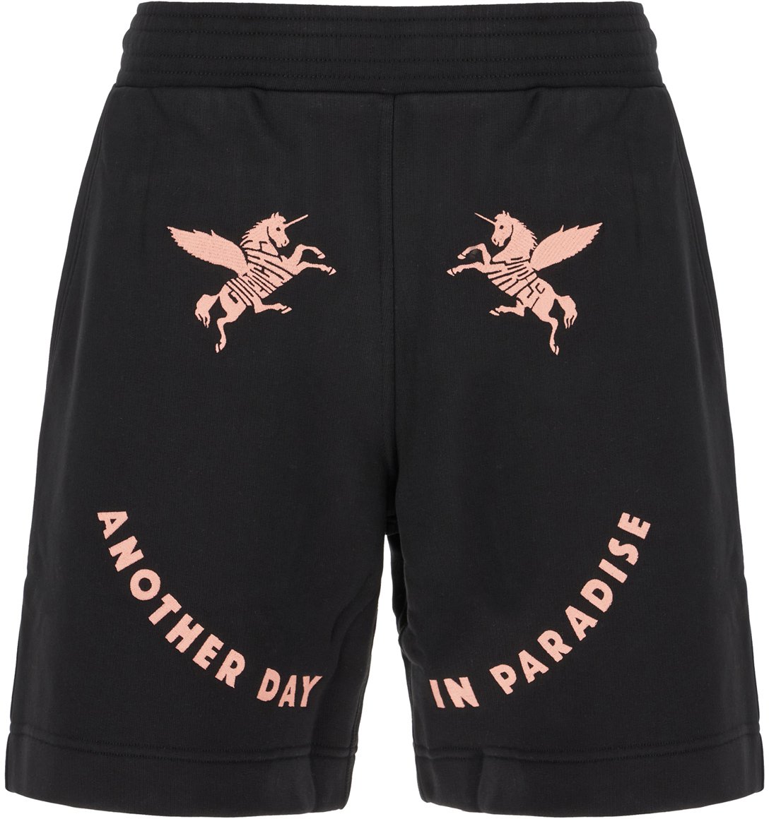 Givenchy Givenchy Black cotton bermuda shorts Zwart