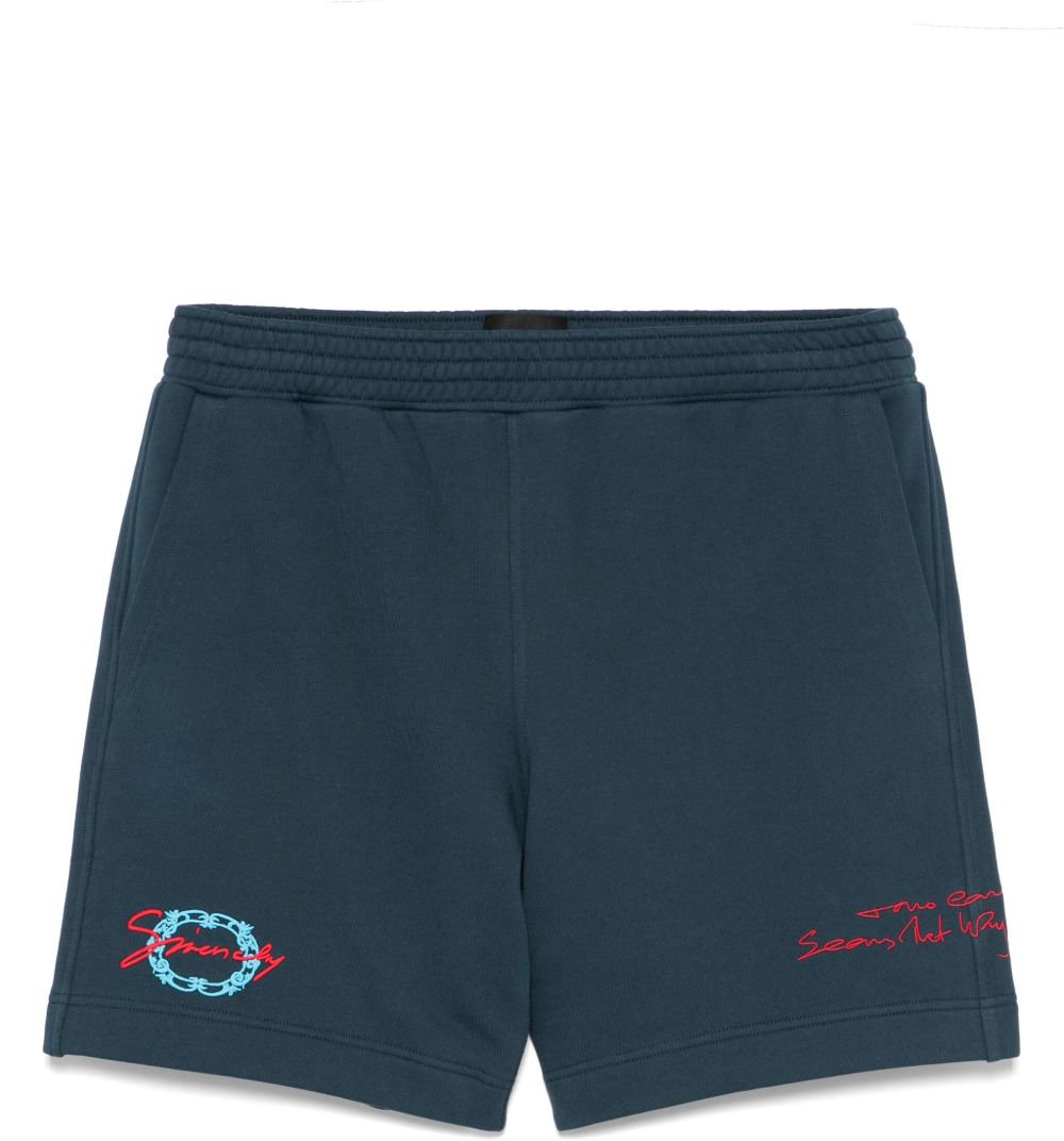 Givenchy Shorts Bleu Petrole Blauw