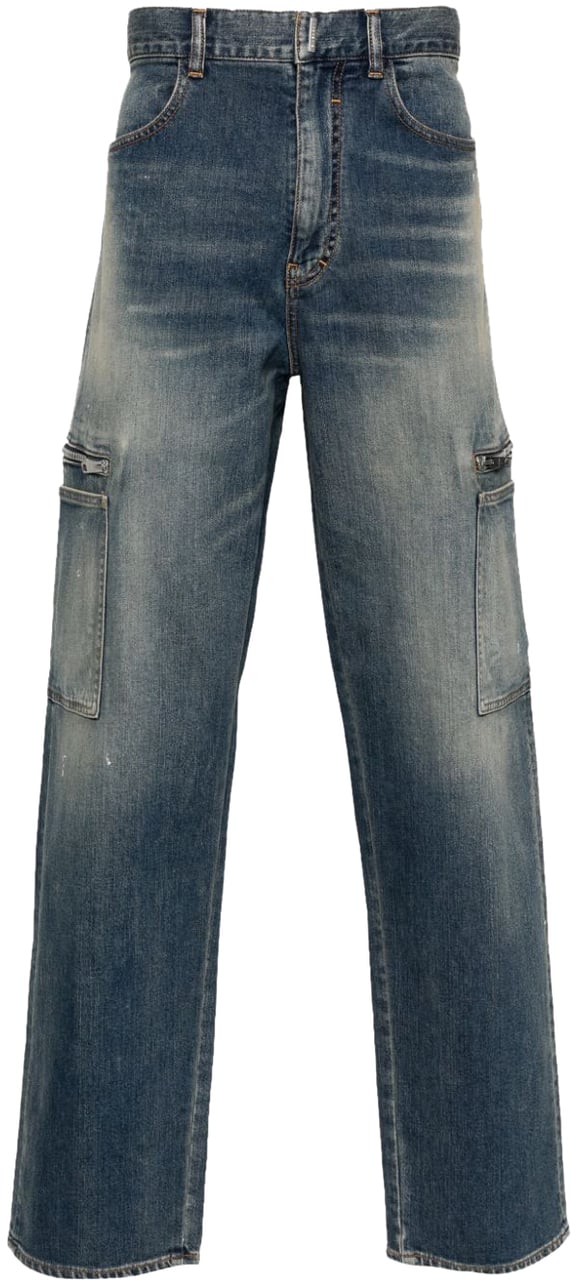 Givenchy Trousers Denim Blue Blauw