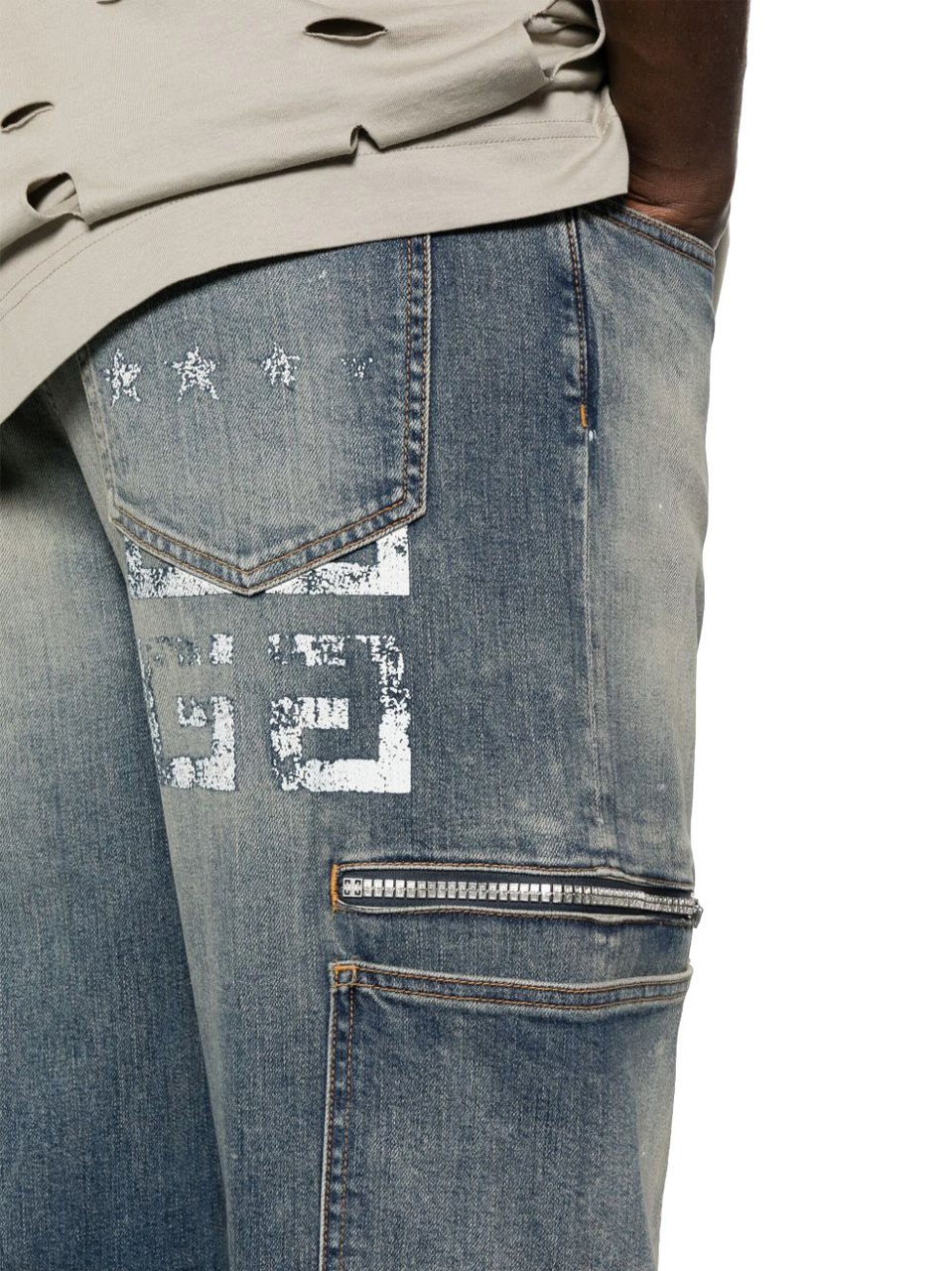 Givenchy Trousers Denim Blue Blauw