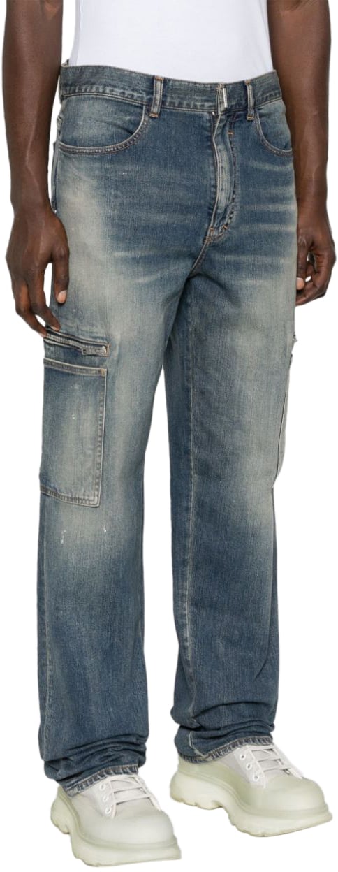 Givenchy Trousers Denim Blue Blauw