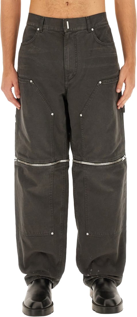 Givenchy Relaxed Fit Black Jeans Zwart