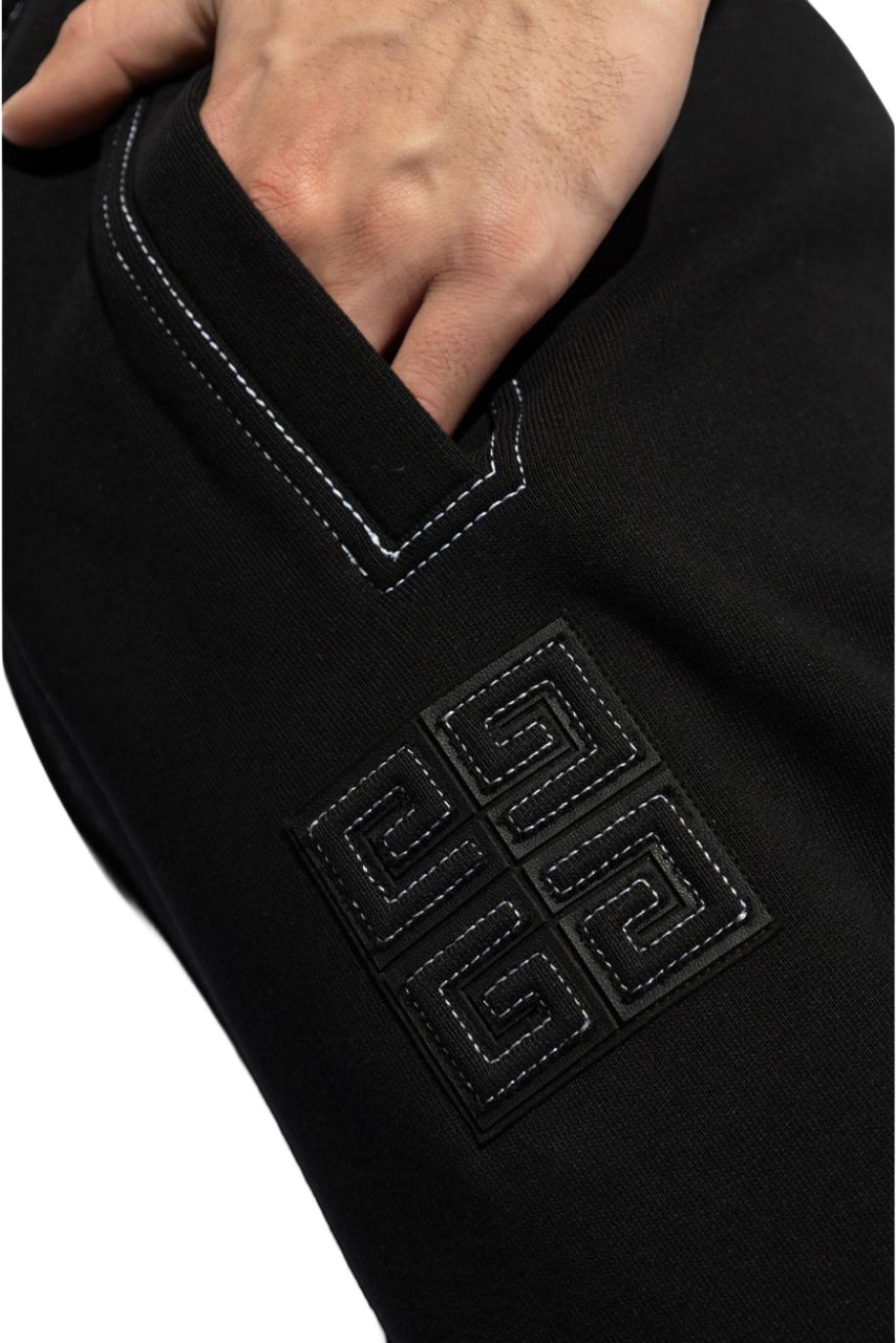 Givenchy Trousers Black/White Zwart