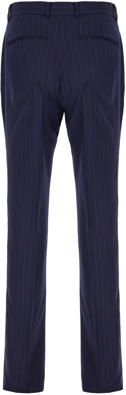 Givenchy Givenchy Embroidered wool pants Blauw