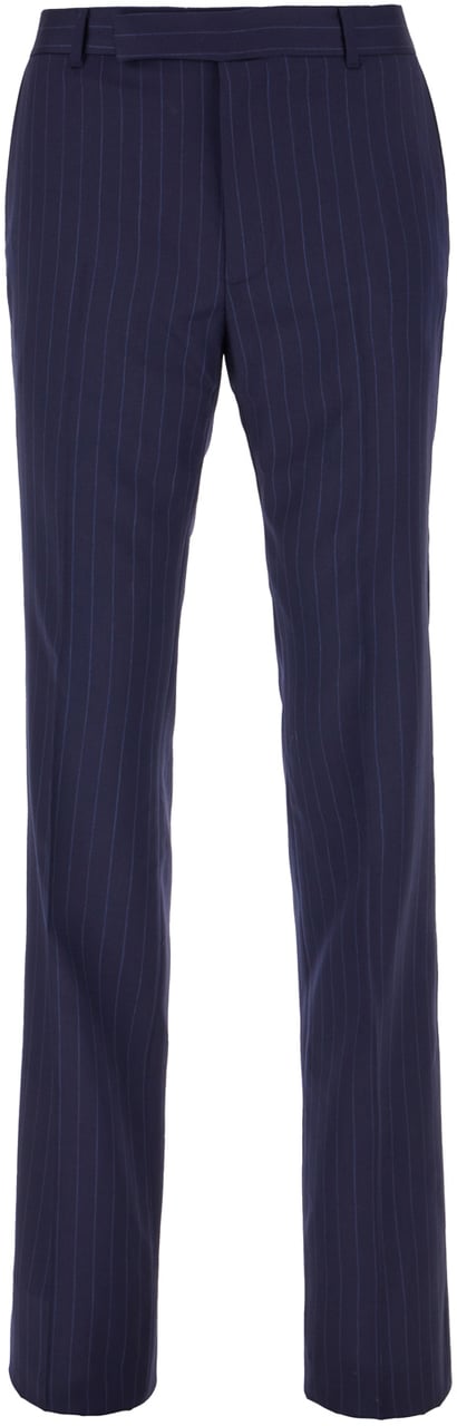 Givenchy Givenchy Embroidered wool pants Blauw