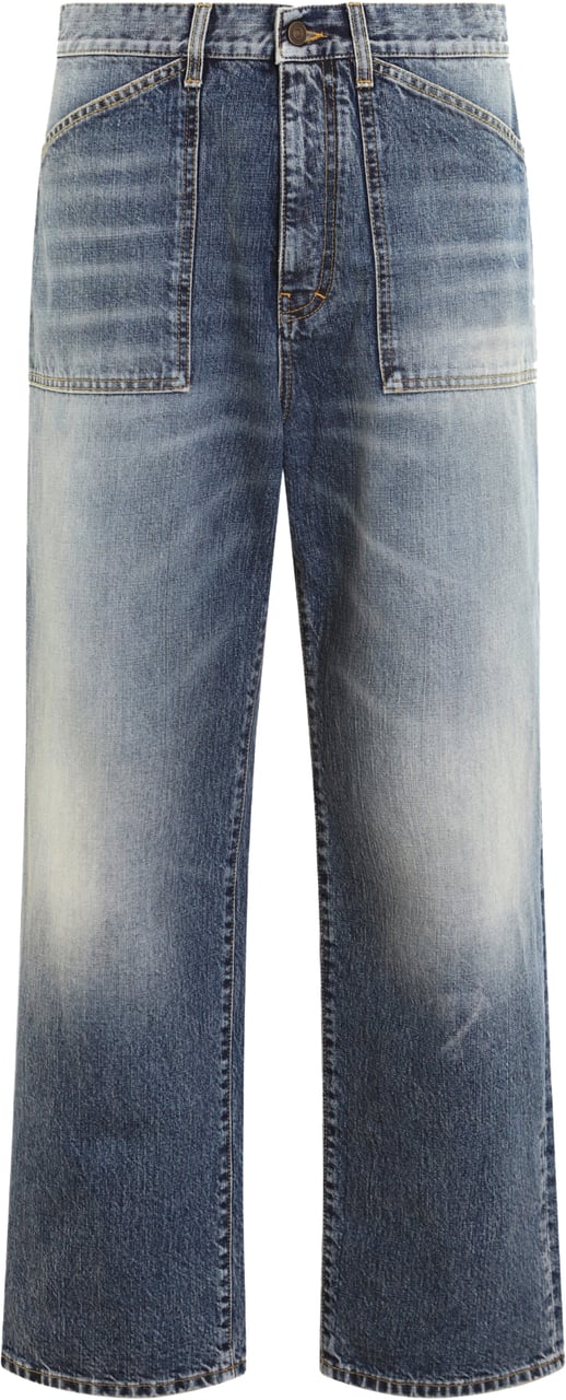 Givenchy Heren Loose Fit Jeans Blauw Blauw