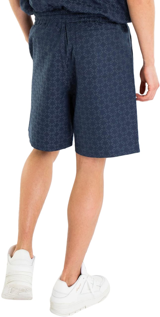 Givenchy Heren Monogram Logo Short Blauw Blauw