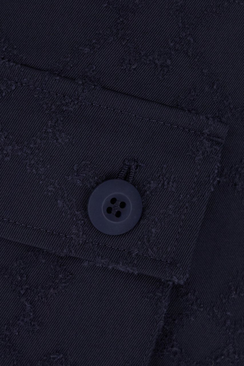 Givenchy Givenchy Navy blue cotton pants Blauw