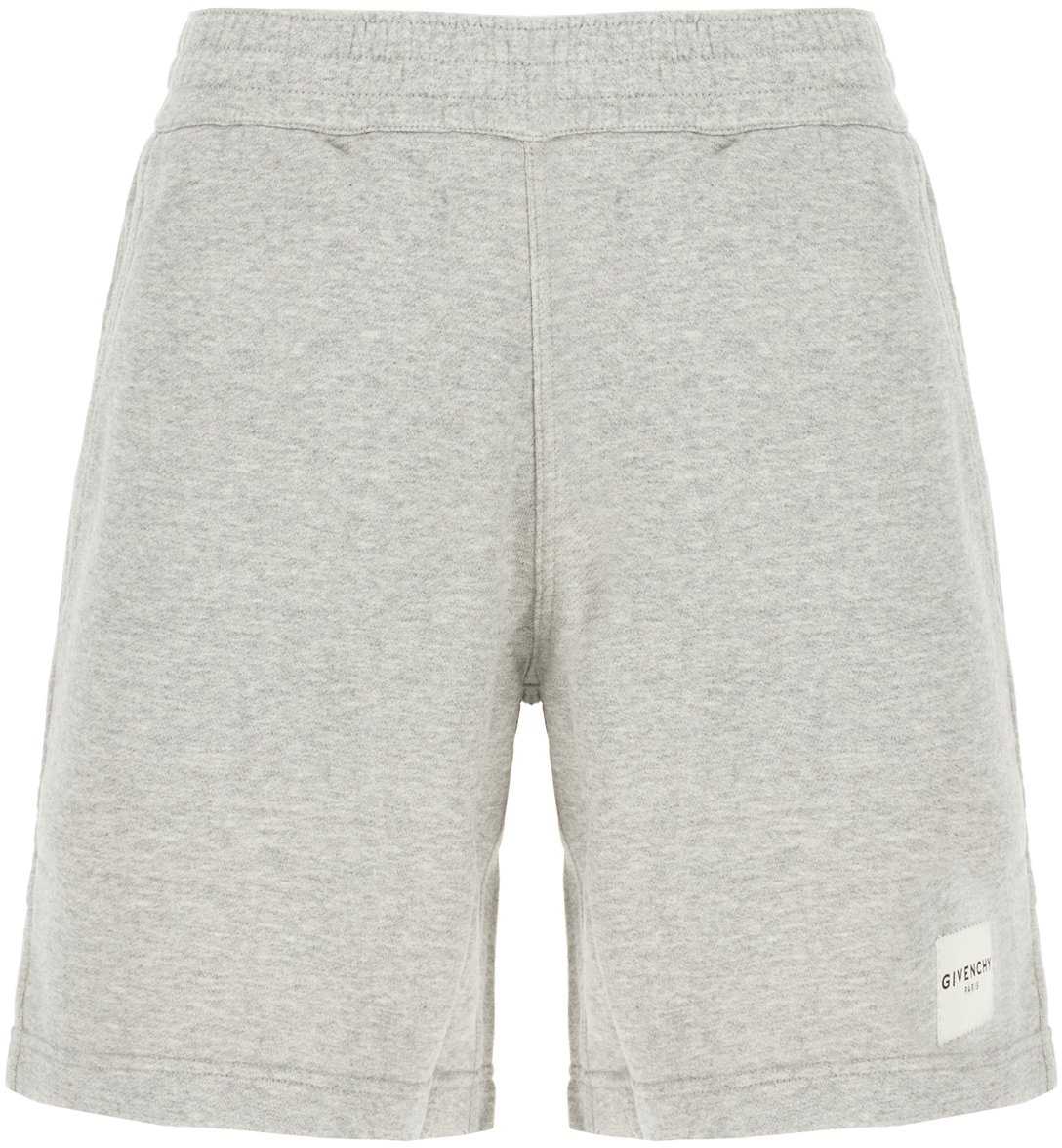 Givenchy Melange grey cotton bermuda shorts Grijs
