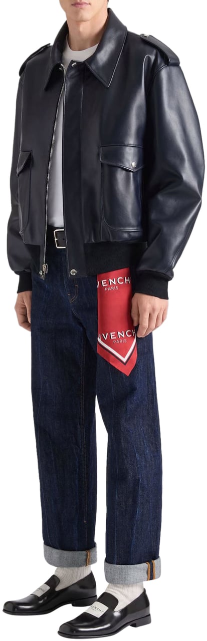 Givenchy Wide Leg Jeans Blauw