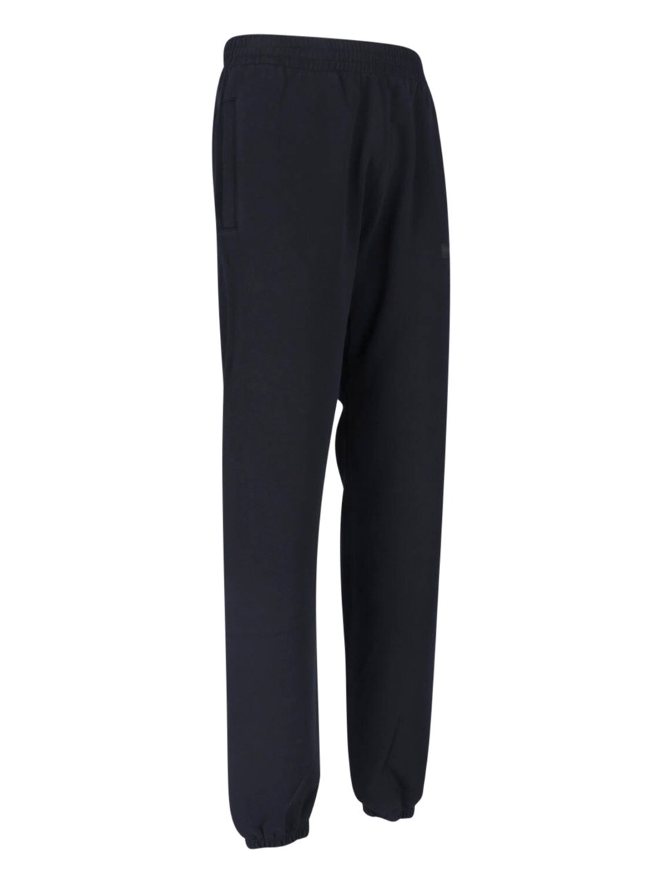 Givenchy Black Elastic Waist Cotton Sweatpants Zwart