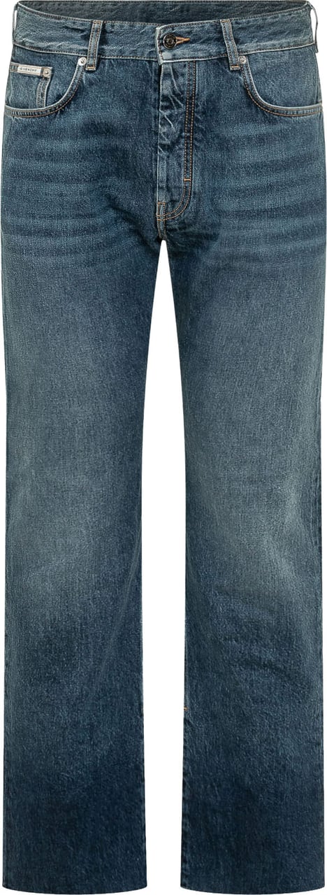 Givenchy Jeans a Gamba Dritta Blauw