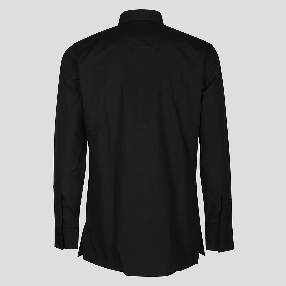 Givenchy Long-sleeved Black Shirt with Classic Collar Zwart