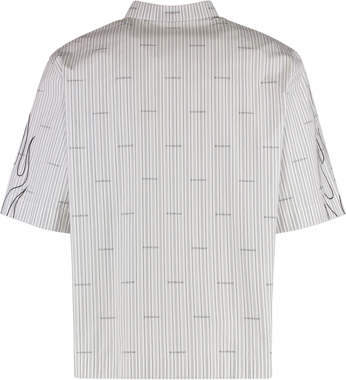 Givenchy Striped cotton shirt Wit