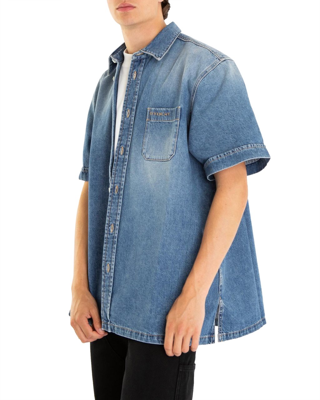 Givenchy Heren Givenchy Shirt Blauw Blauw