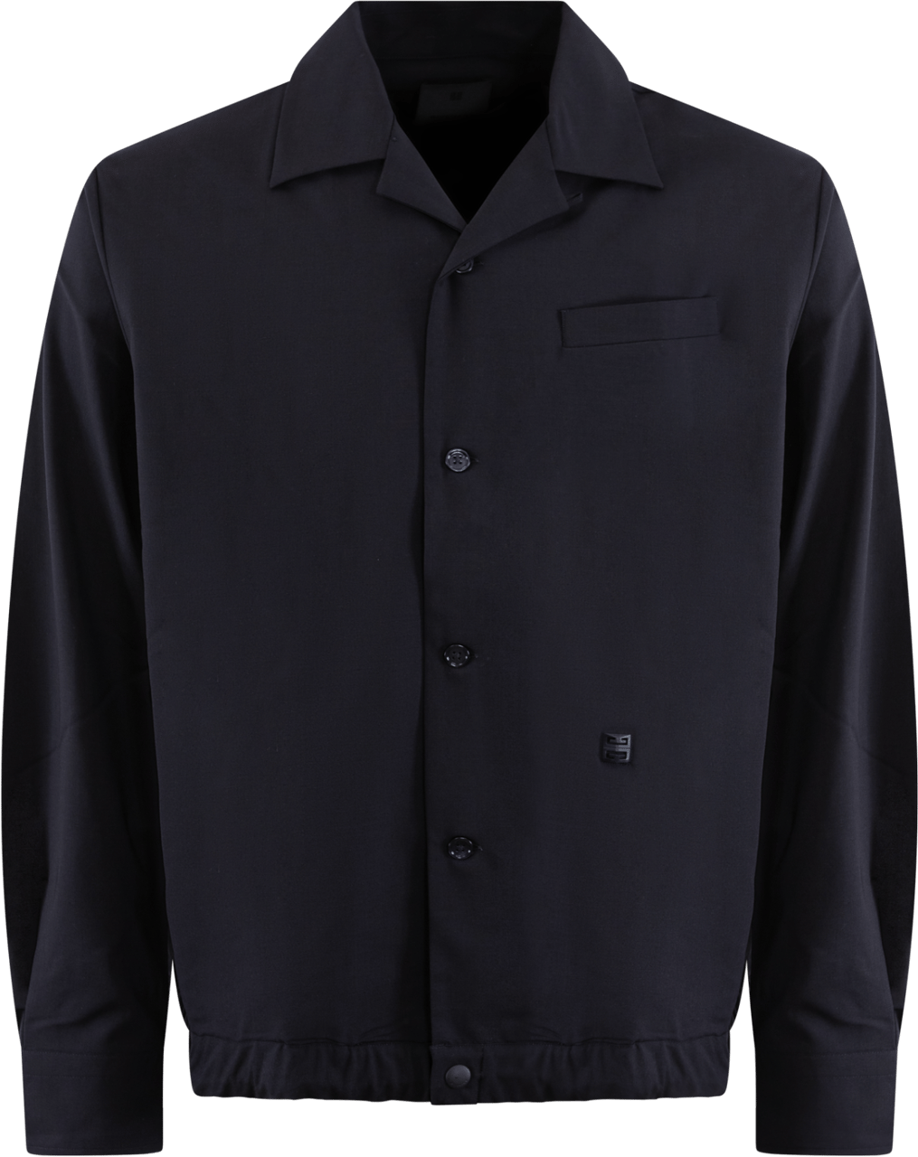 Givenchy Heren Overshirt With 4G Detail Blauw