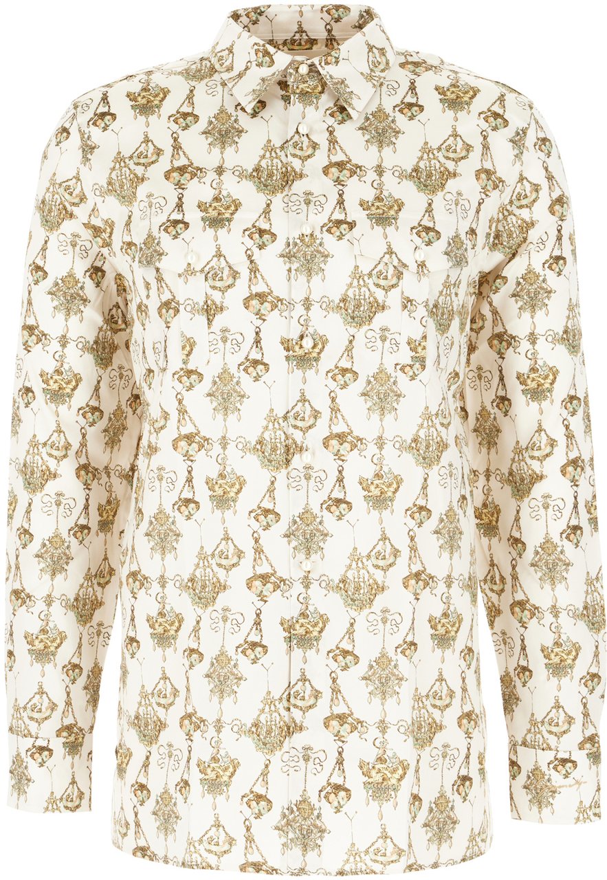 Givenchy Givenchy Printed stretch silk shirt Divers