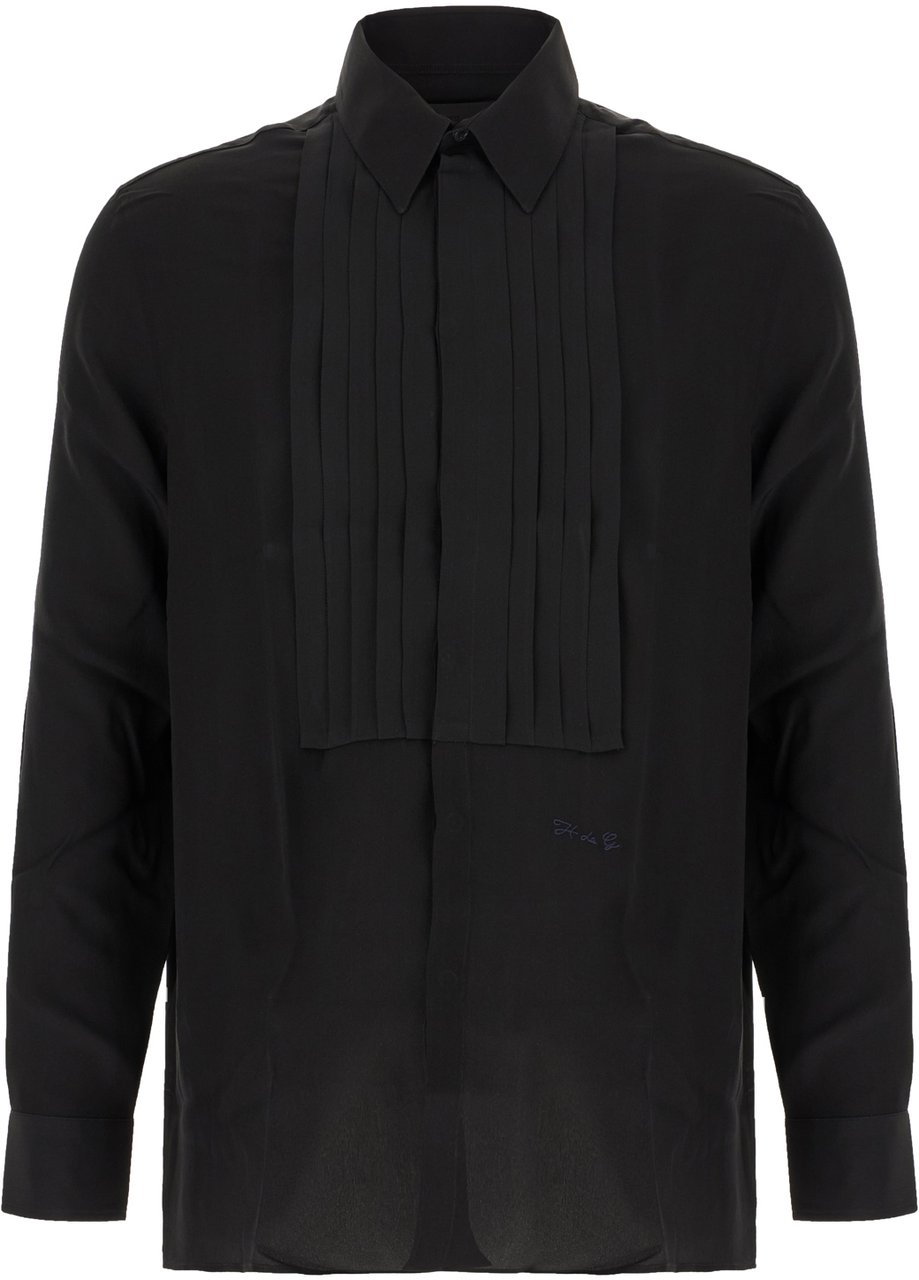 Givenchy Givenchy Black silk shirt Zwart