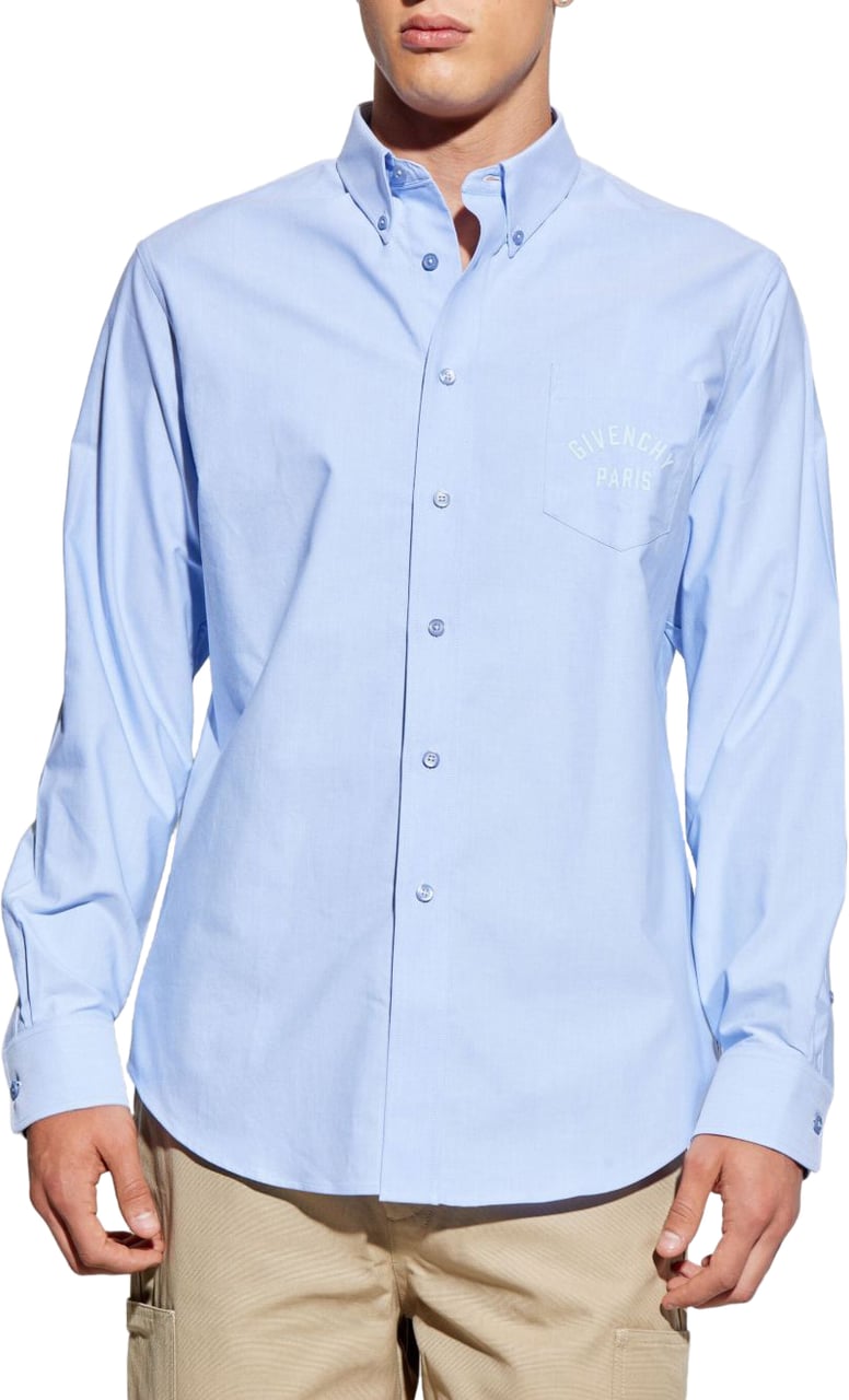 Givenchy Shirts Blue Blauw