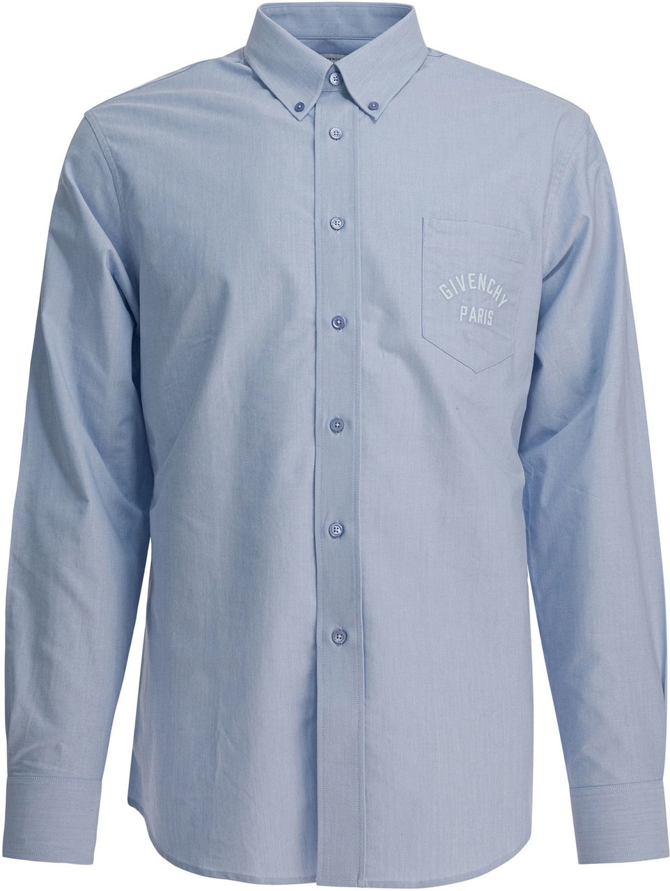 Givenchy Cotton shirt with logo Blauw