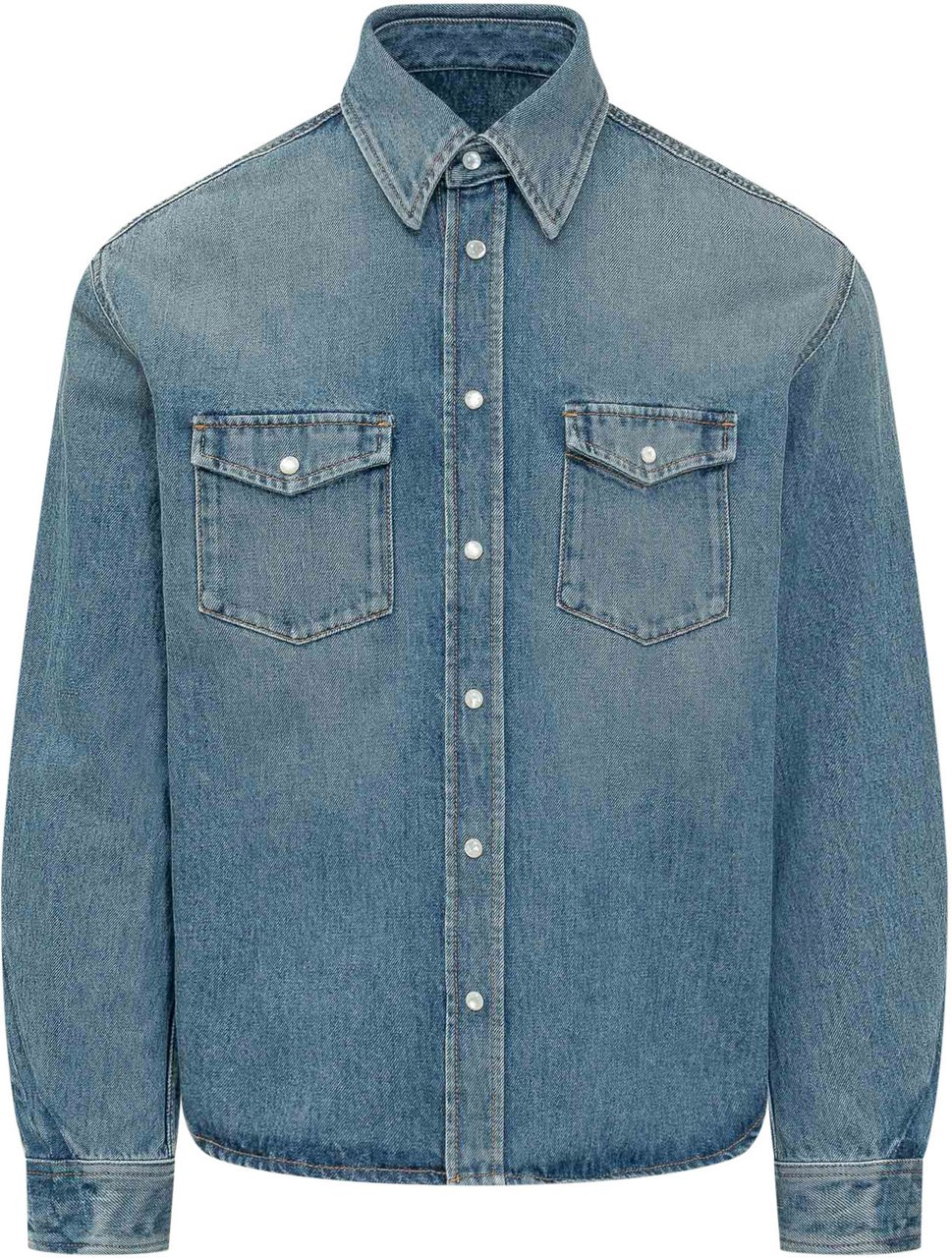 Givenchy Shirts Bleu Blauw