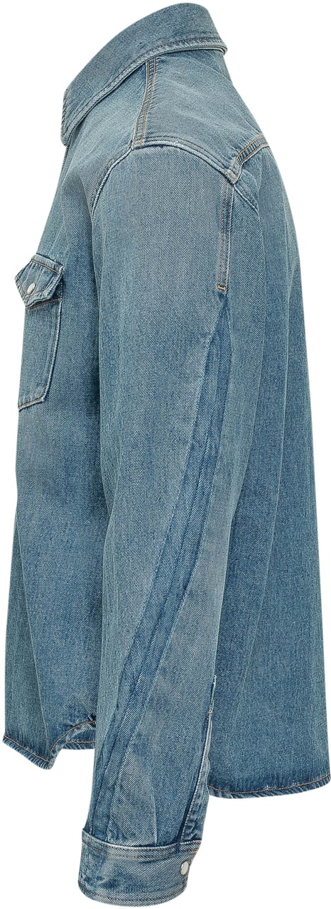 Givenchy Shirts Bleu Blauw