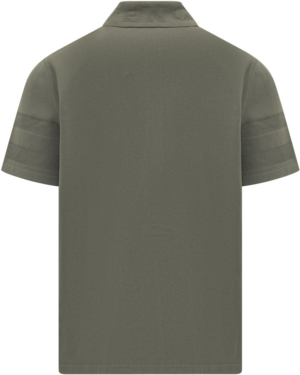 Givenchy Camicia a Righe con Scollo Incrociato Donkergroen