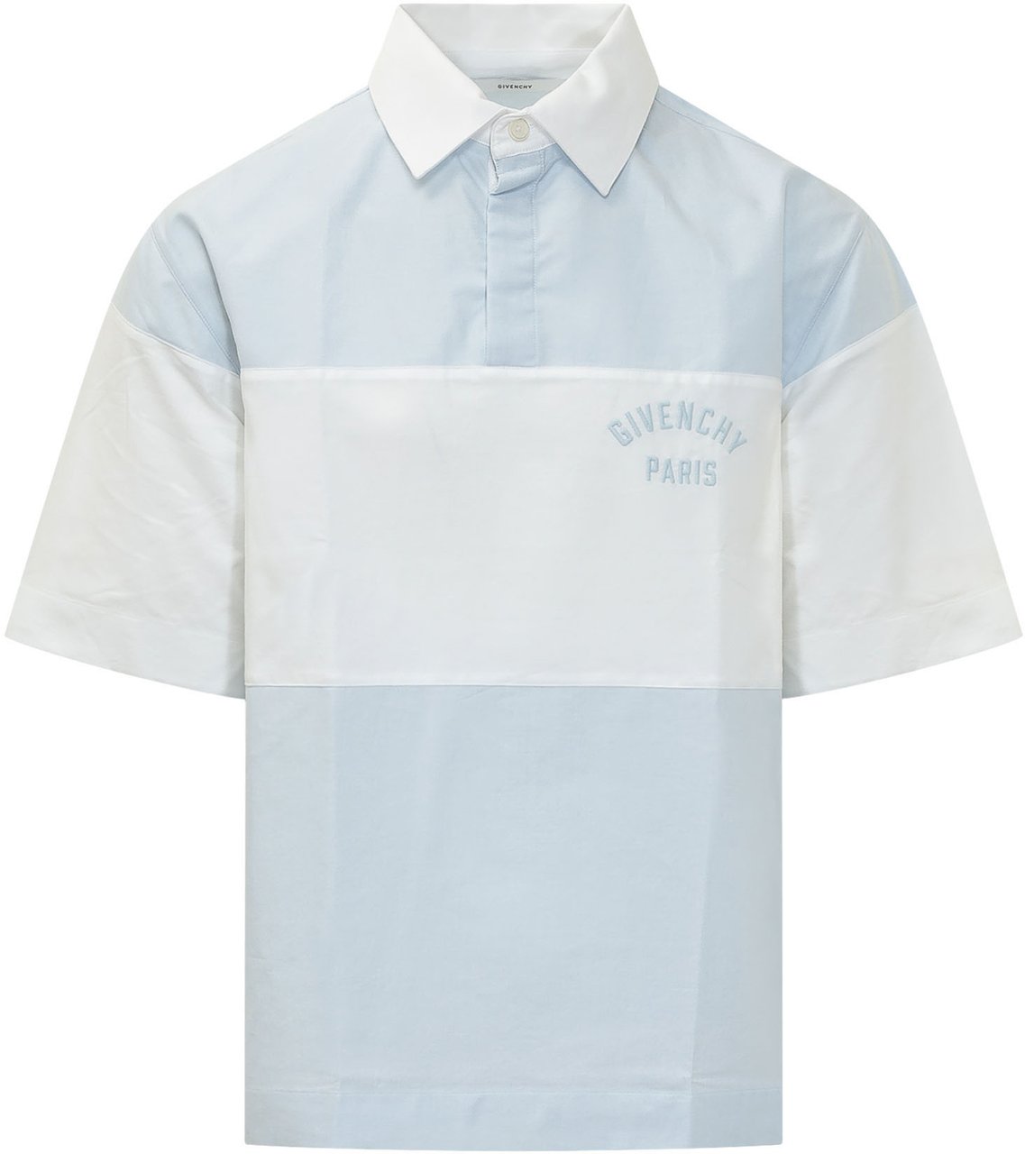 Givenchy Camicia con Stampa Floreale Lichtblauw