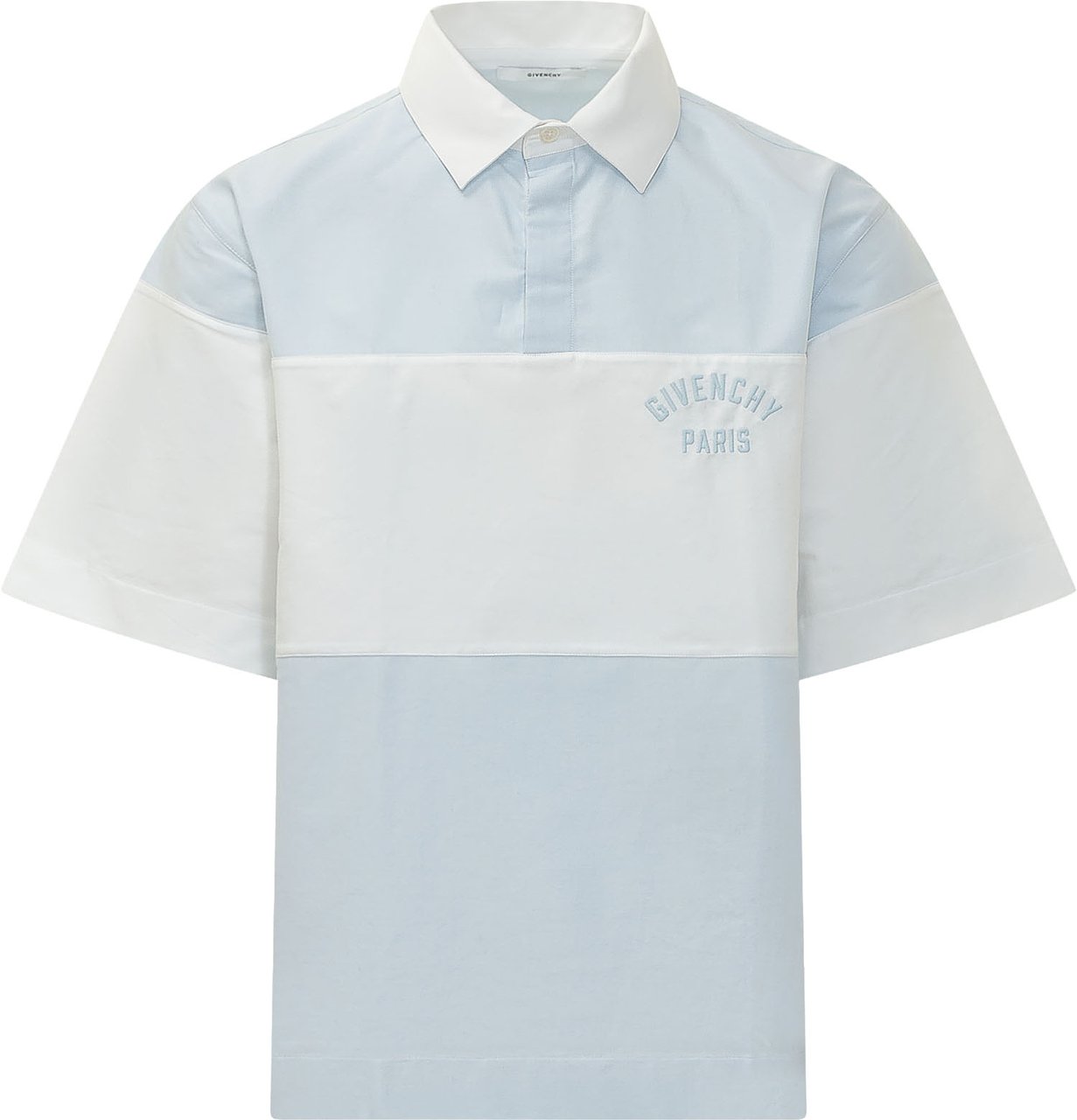 Givenchy Camicia con Stampa Floreale Lichtblauw