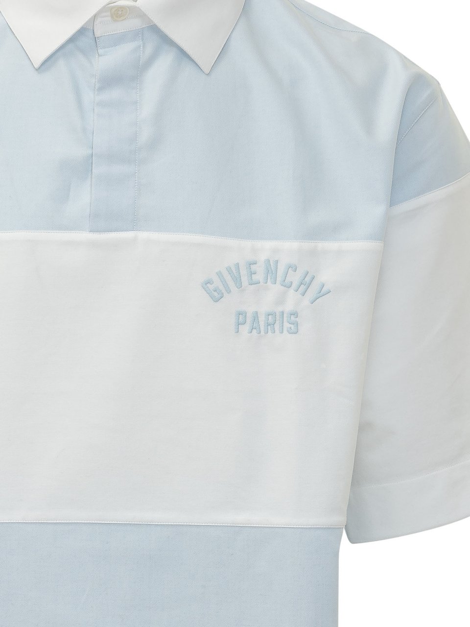 Givenchy Camicia con Stampa Floreale Lichtblauw