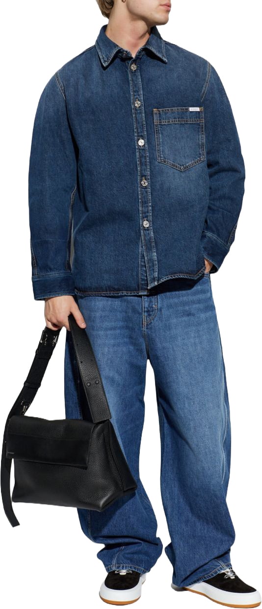 Givenchy Shirts Navy Blauw
