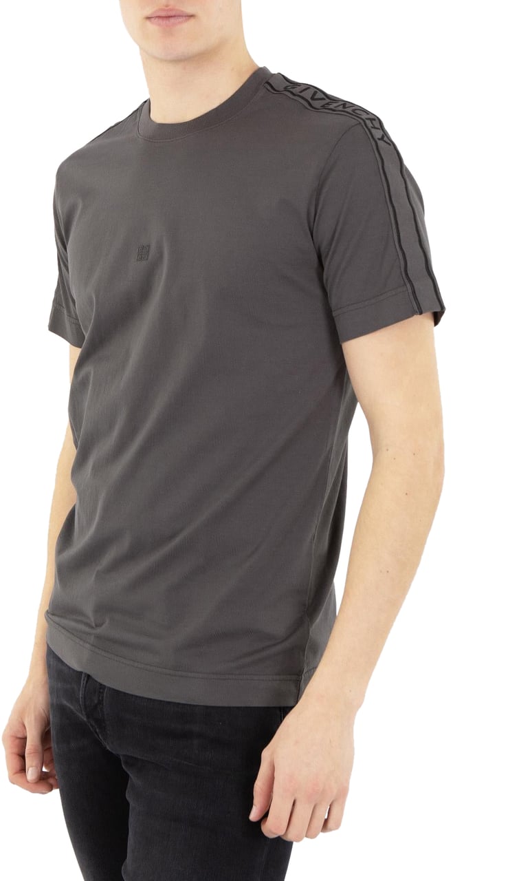 Givenchy Heren 4G-Motif T-Shirt Grijs Grijs