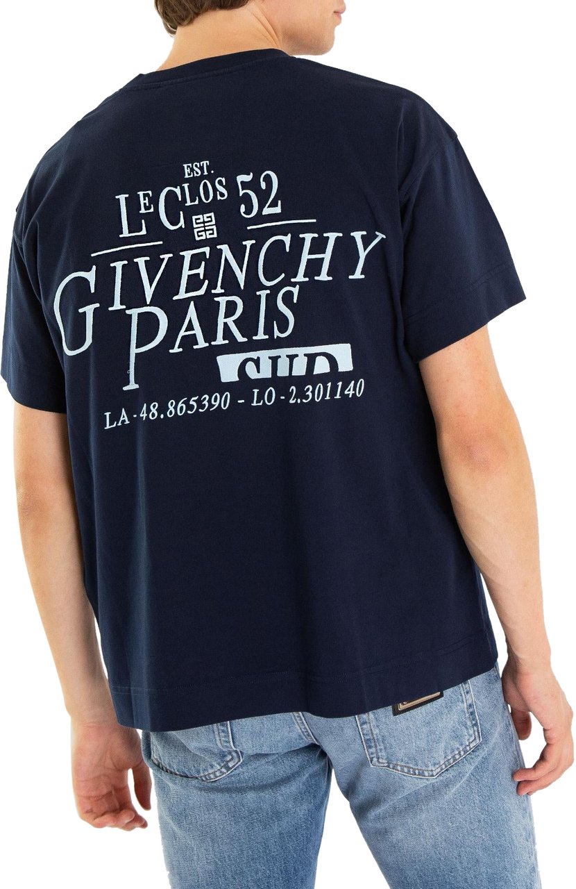 Givenchy Heren Givenchy T-Shirt Blauw Blauw