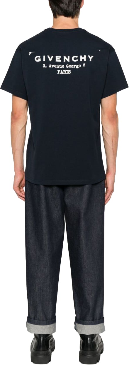 Givenchy T-Shirts And Polos Blue Navy