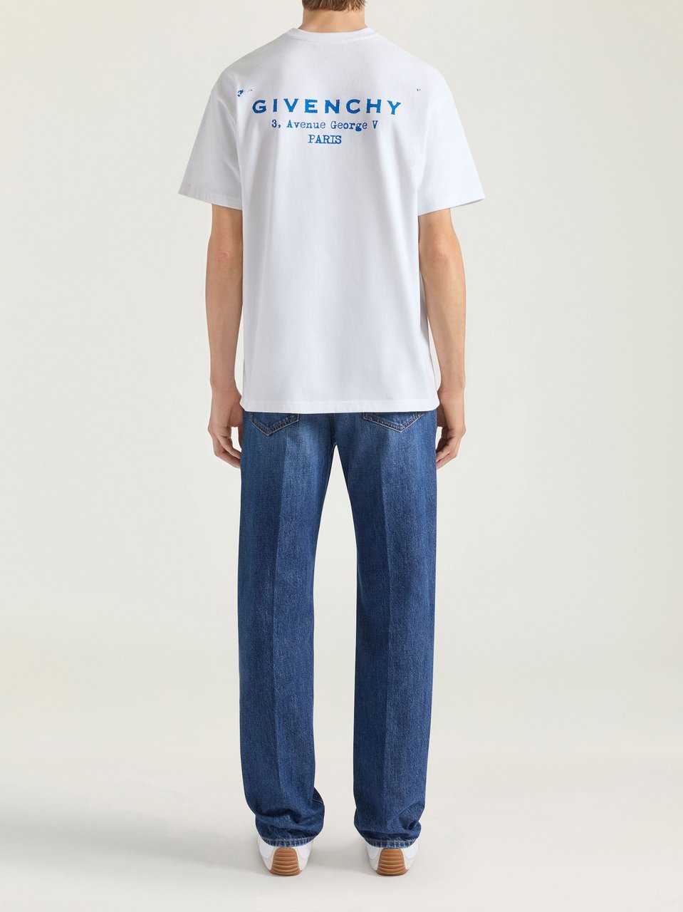 Givenchy White Regular Fit Bold Logo T-Shirt Wit