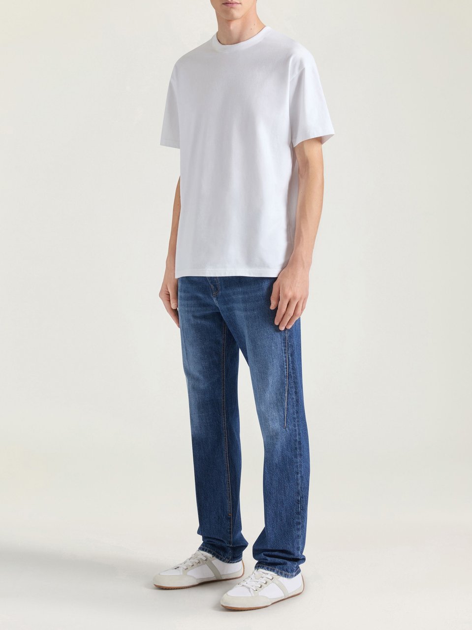 Givenchy White Regular Fit Bold Logo T-Shirt Wit