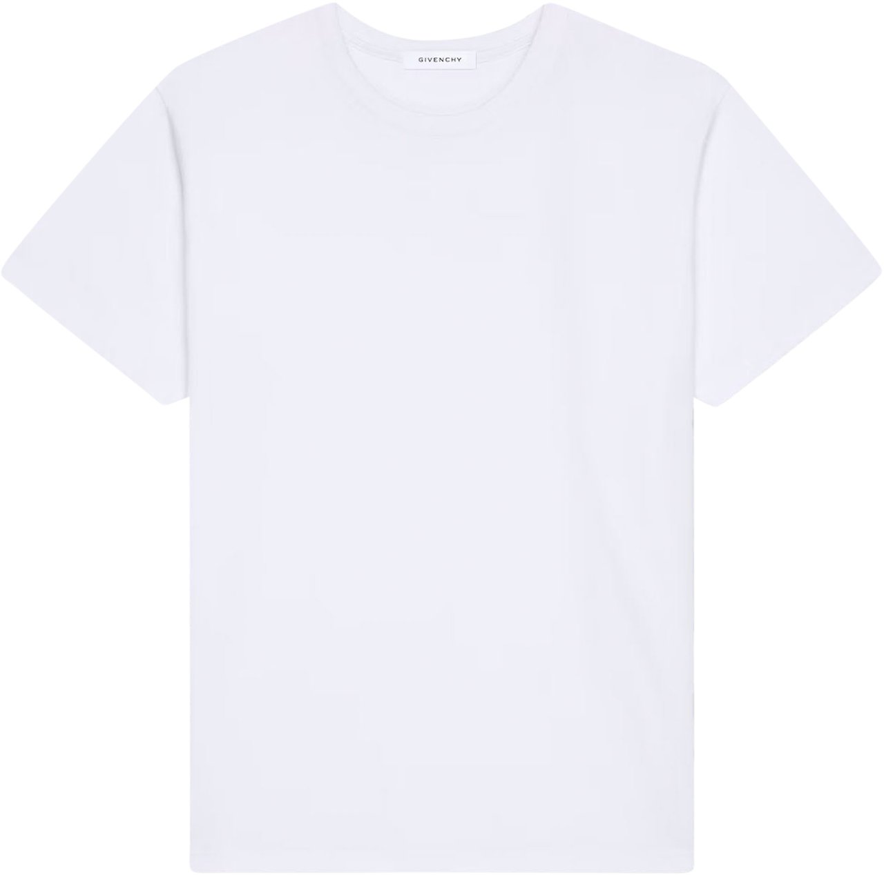 Givenchy Logo Cotton T-Shirt White Wit