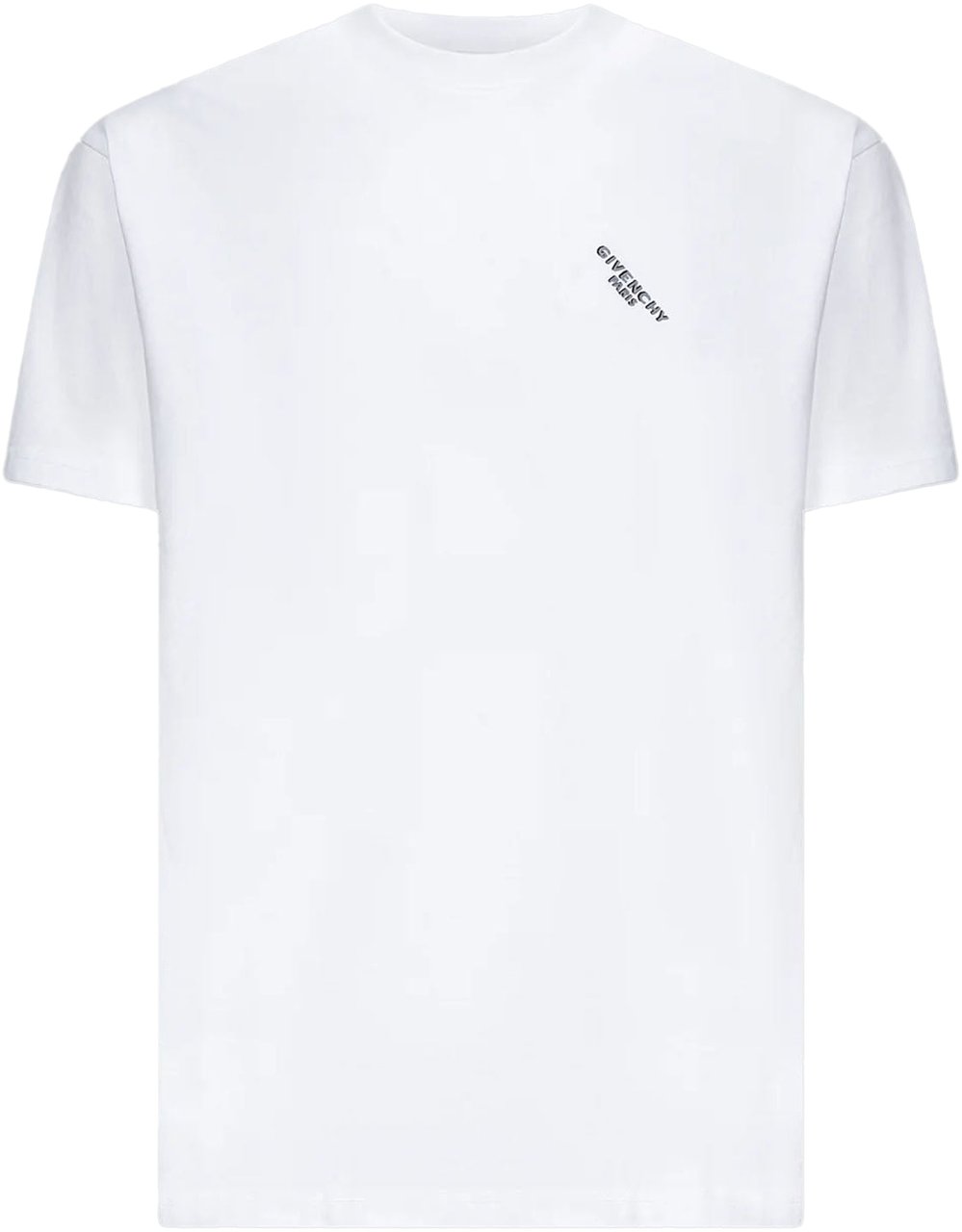 Givenchy LOGO EMBROIDERED CREWNECK T-SHIRT WHITE Wit