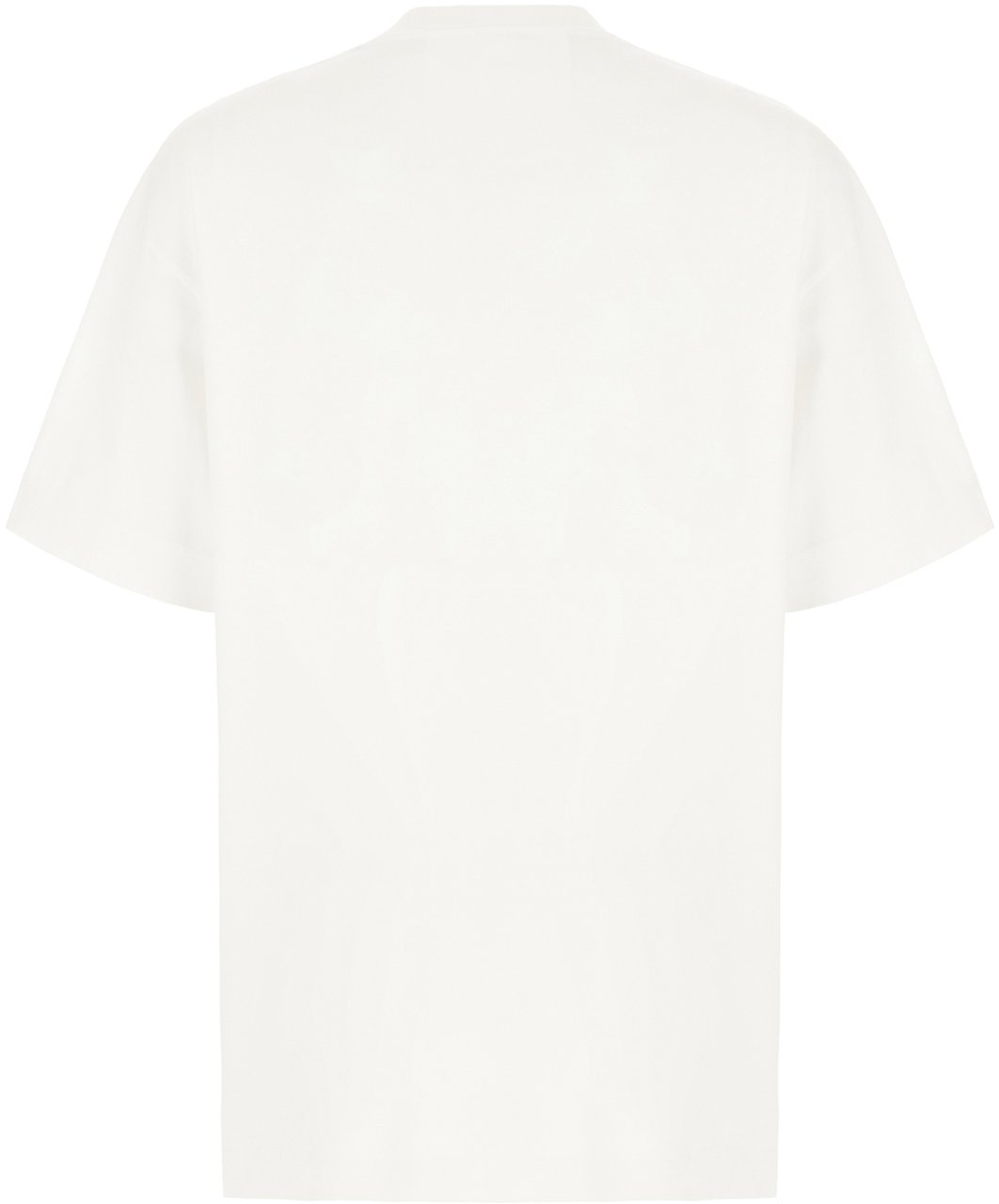 Givenchy White cotton and silk t-shirt Wit