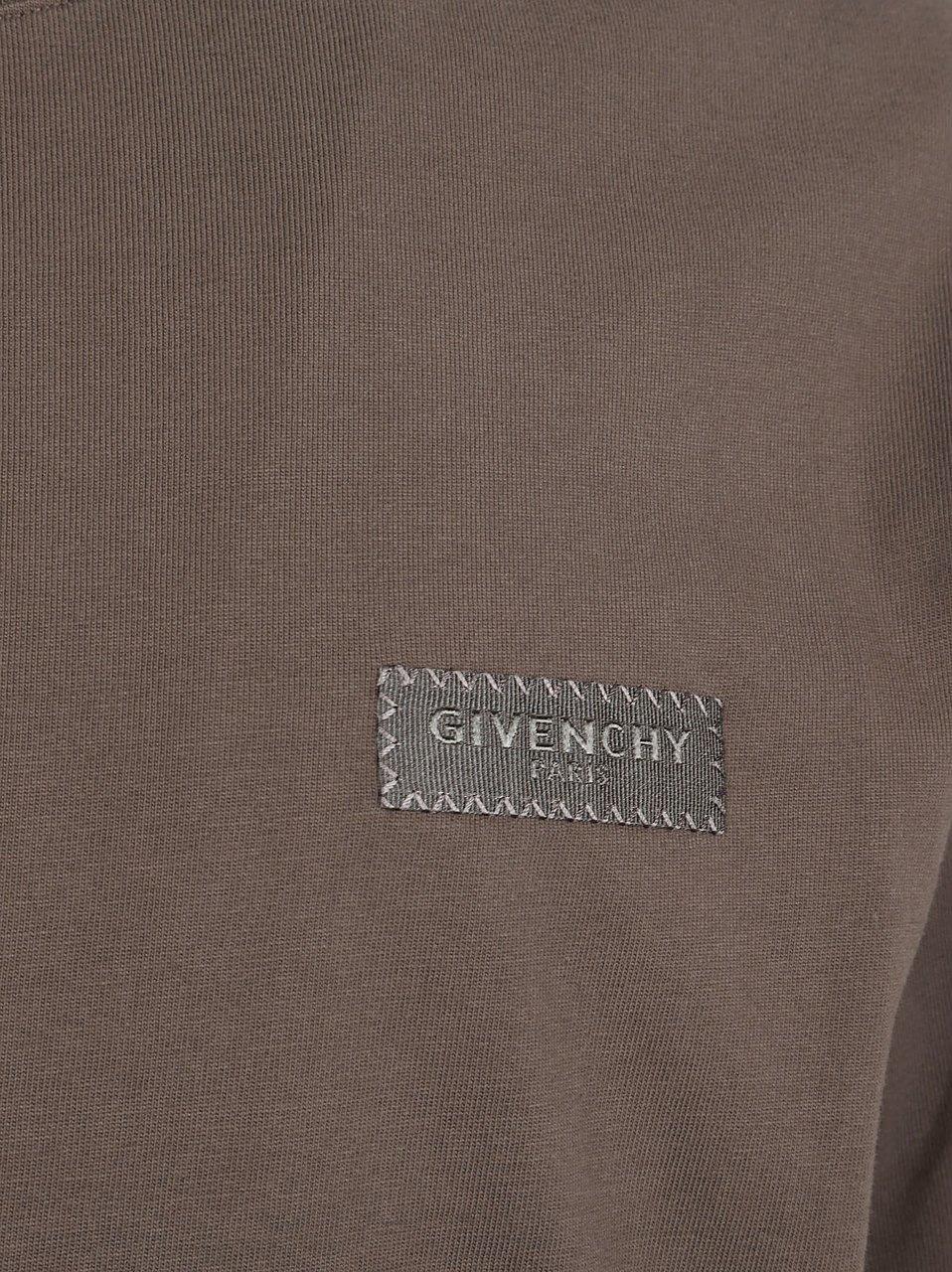 Givenchy Black Boxy Fit Rectangular Patch T-Shirt Grijs