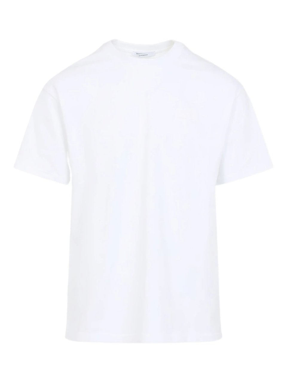 Givenchy Minimalist Regular Fit White Cotton T-Shirt Wit