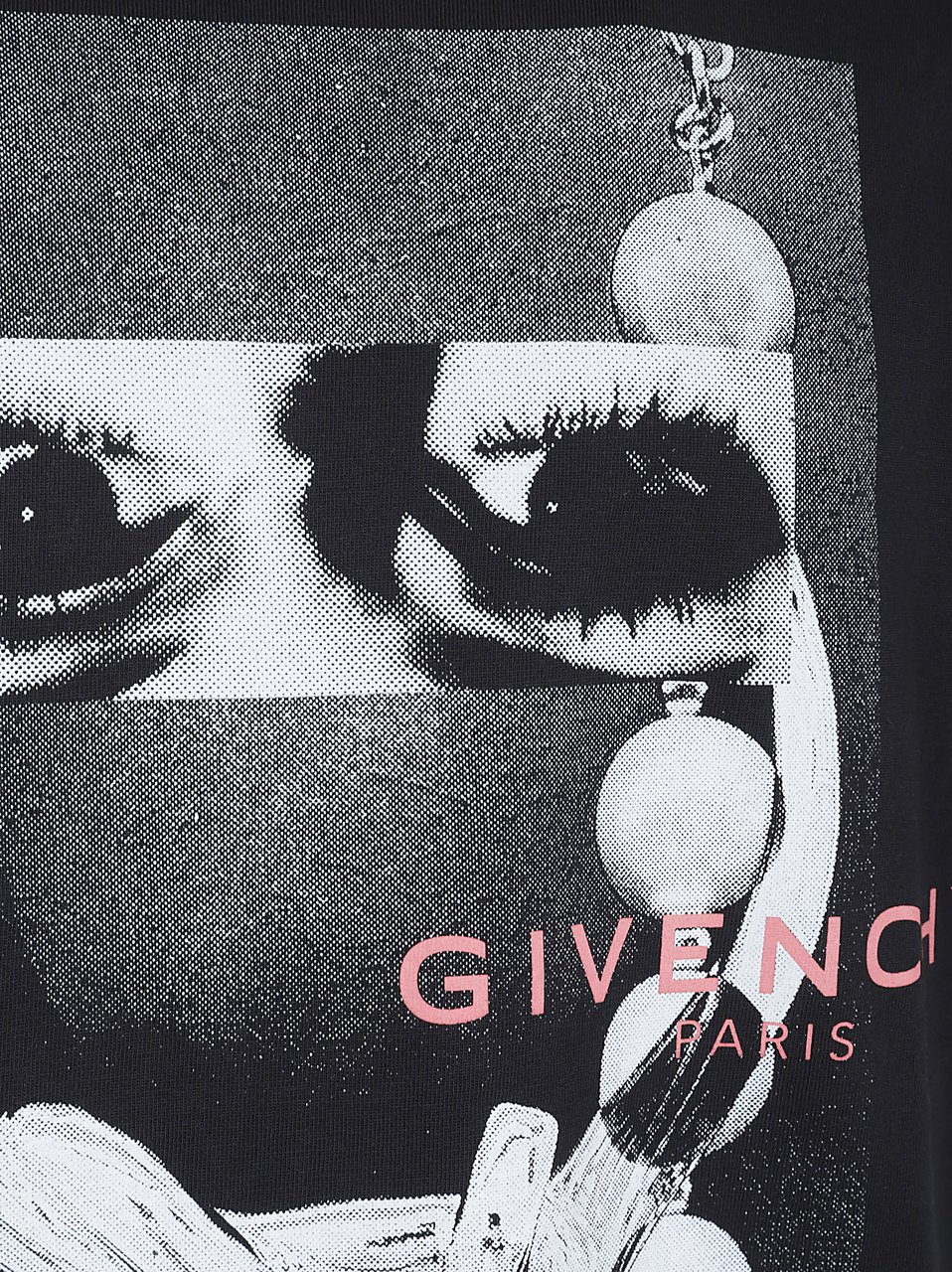 Givenchy Straight-Cut Cotton T-Shirt With Graphic Print Zwart