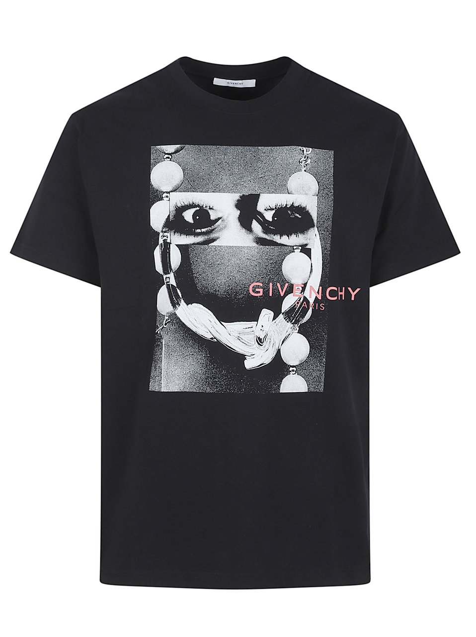Givenchy Straight-Cut Cotton T-Shirt With Graphic Print Zwart