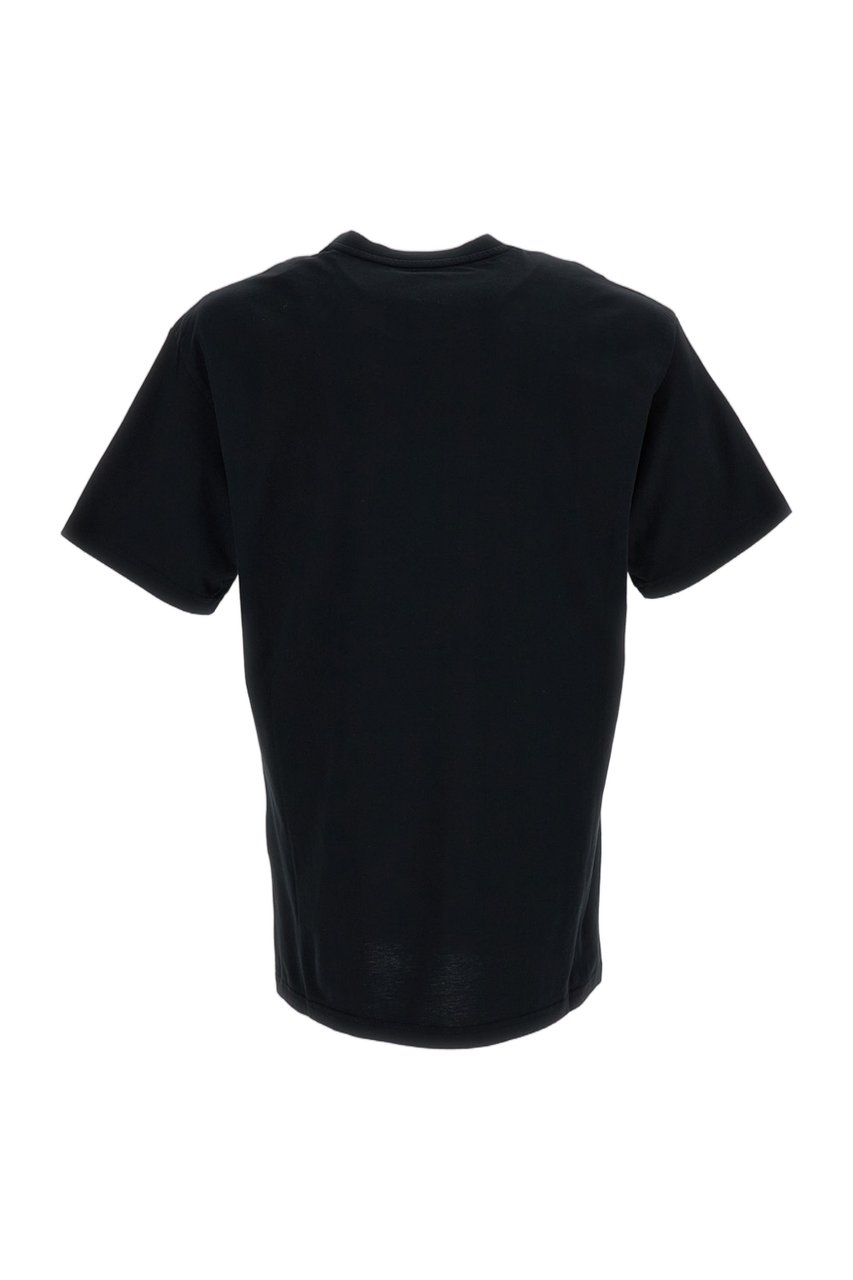 Givenchy Black Givenchy Logo Crewneck T-Shirt Zwart