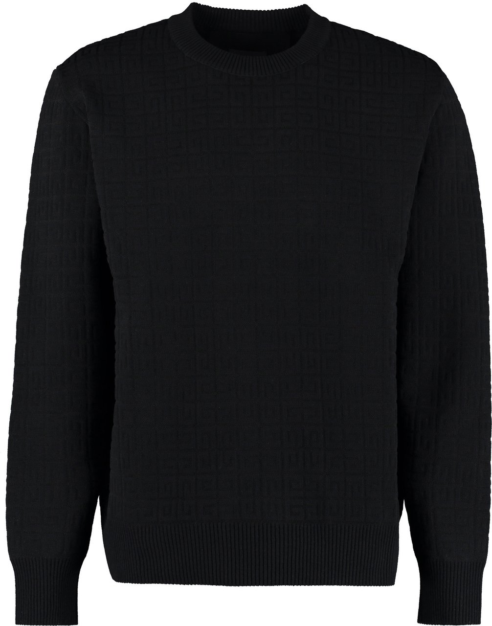Givenchy Long sleeve crew-neck sweater Zwart