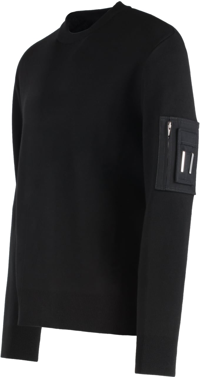 Givenchy Crew-neck wool sweater Zwart