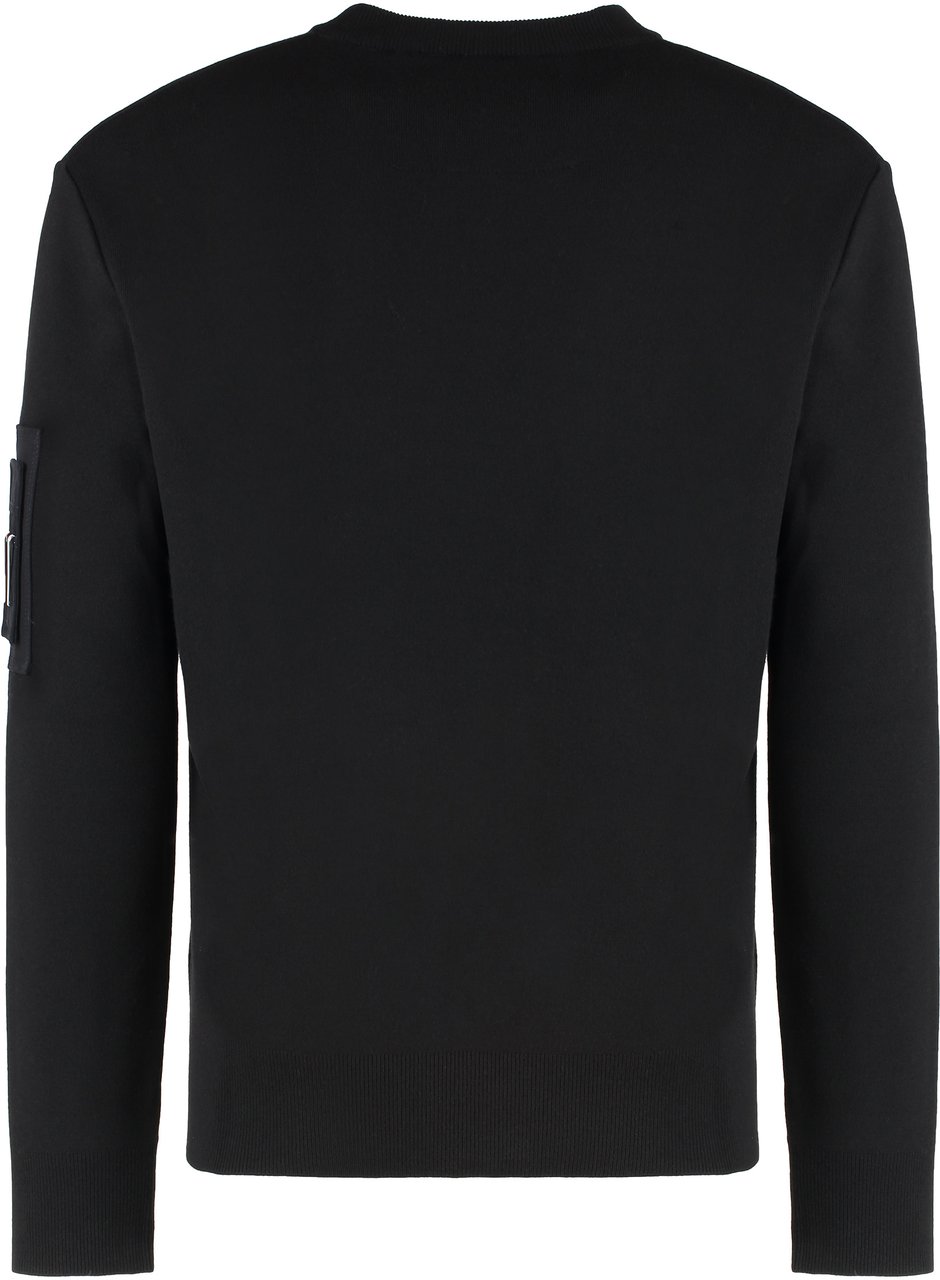 Givenchy Crew-neck wool sweater Zwart