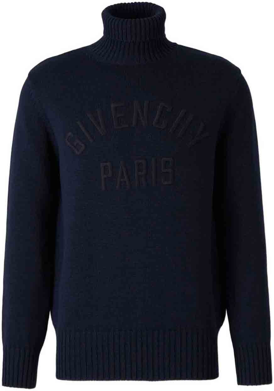 Givenchy Sweaters Blue Blauw