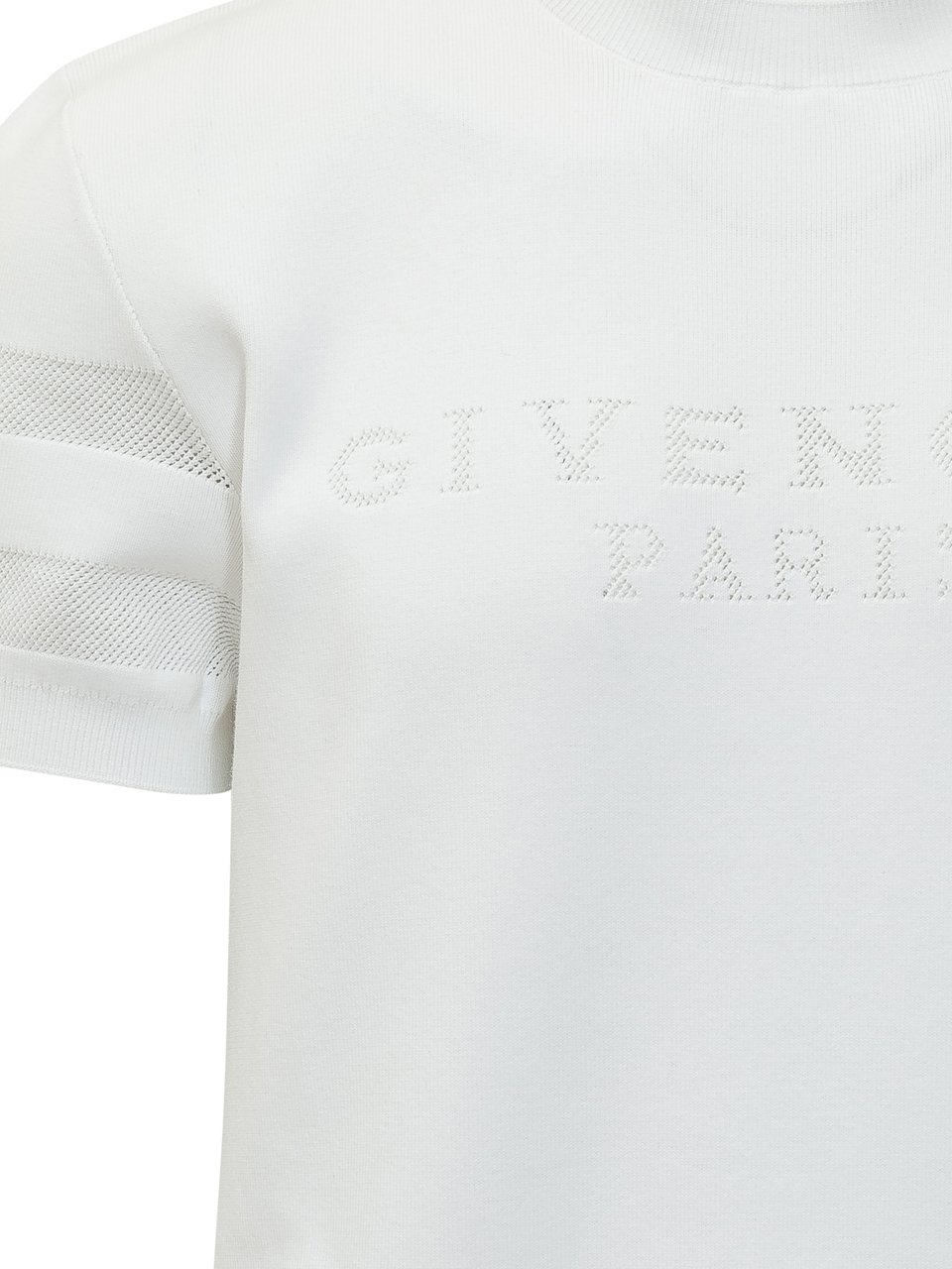 Givenchy Maglia Girocollo a Manica Corta Wit