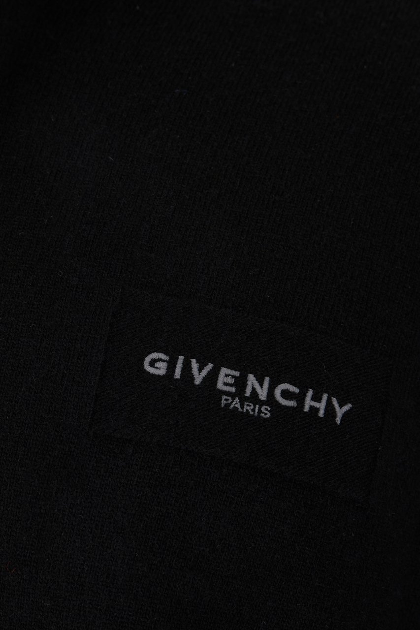 Givenchy Black wool and cashmere sweatshirt Zwart